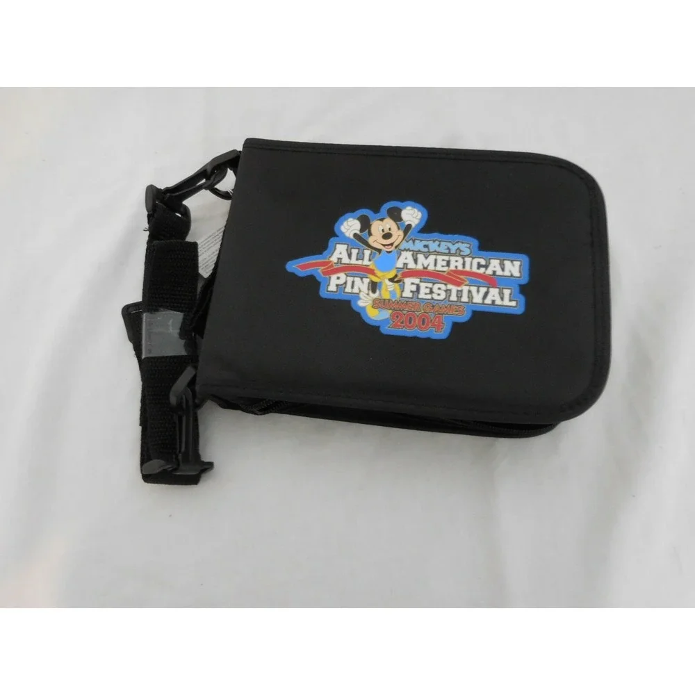 Disney DLR 2004 Mickey's All American Pin Festival - Mini Trading Pin Bag New